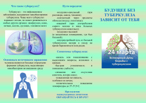 24 марта – Всемирный день борьбы с туберкулезом 24 марта – Всемирный день борьбы с туберкулезом.